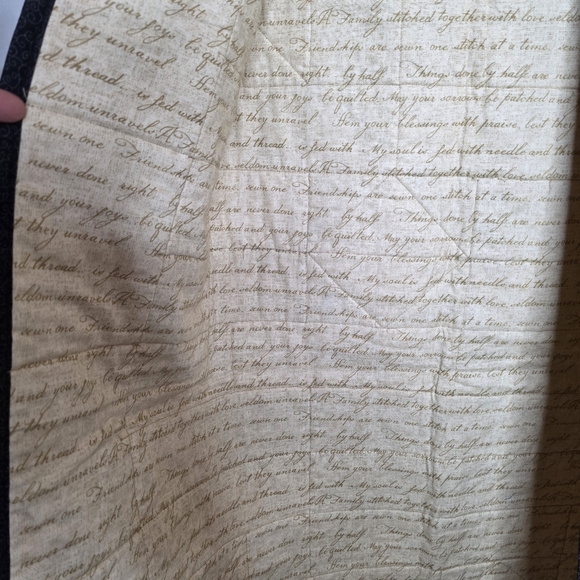 Chinese Christian 100% cotton Quilt Throw Psalms Verses 40X46" - Picture 7 of 8